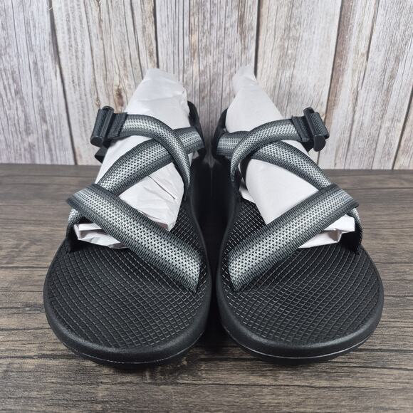 Chaco Z Classic Strappy Sandals Men's Sz 10 Black Gray (EUC) J105961 - Picture 2 of 8